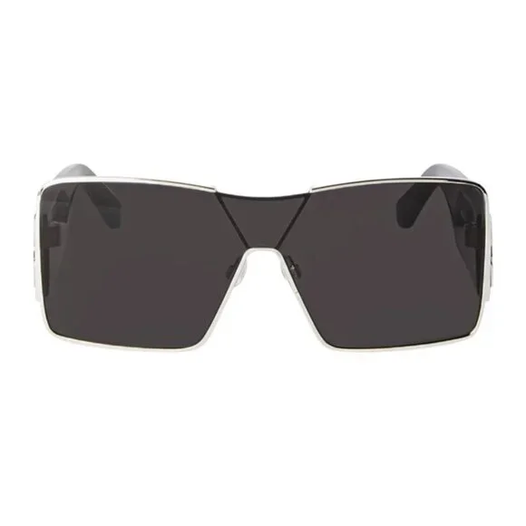NEW OFF-WHITE SUNGLASSES SILVER GREY UNISEX EYEWEAR OFF-WHITE OERI14G ASPEN 7207 Off-White Virgil Sunglasses 7207 Silver - eye-oo.com main image 3